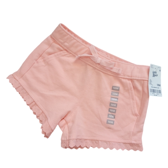 NWT Baby Oshkosh Peach Ruffle Trim Shorts 18M - Picture 2 of 5